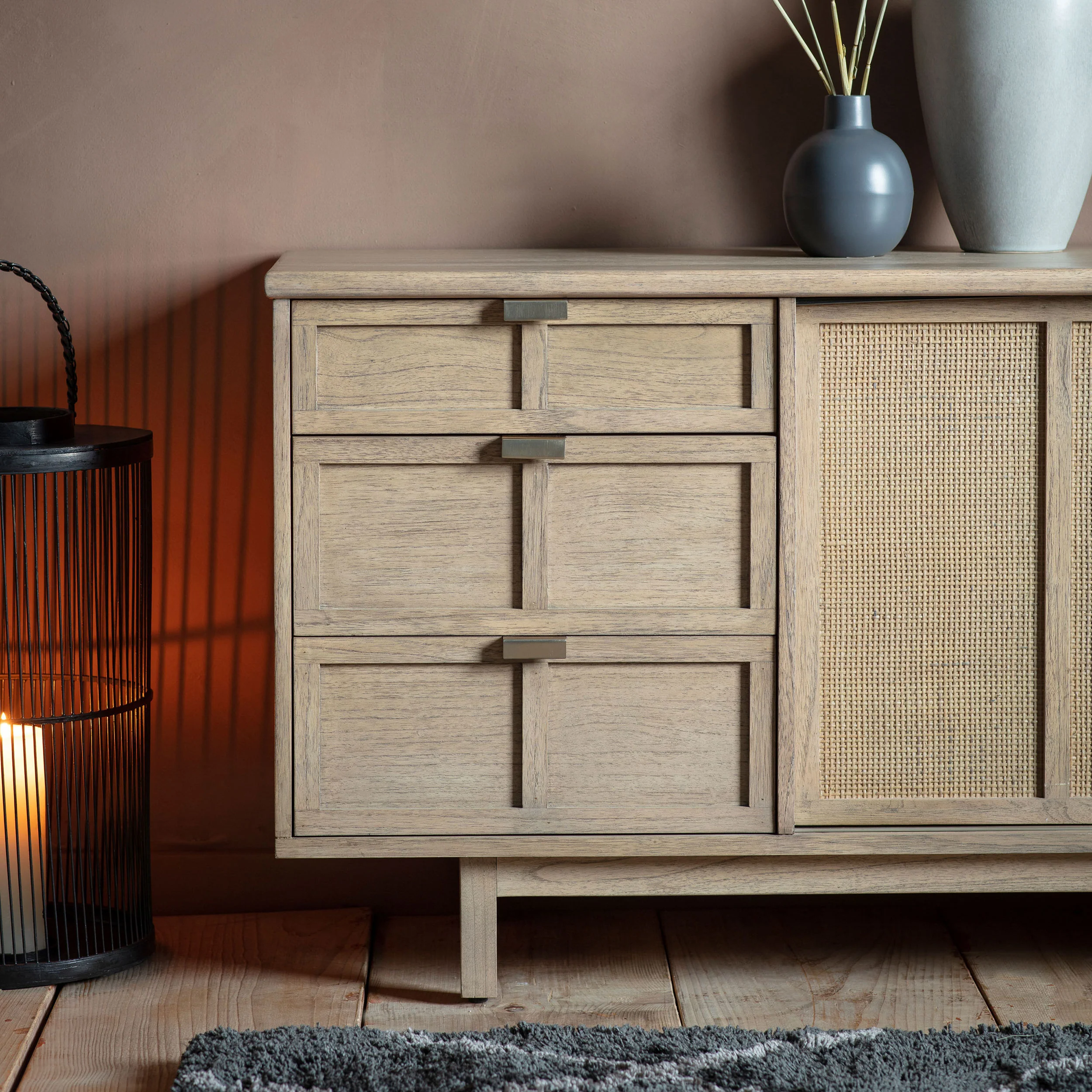 3 Drawer 2 Door Sideboard Tokyo - Image 4