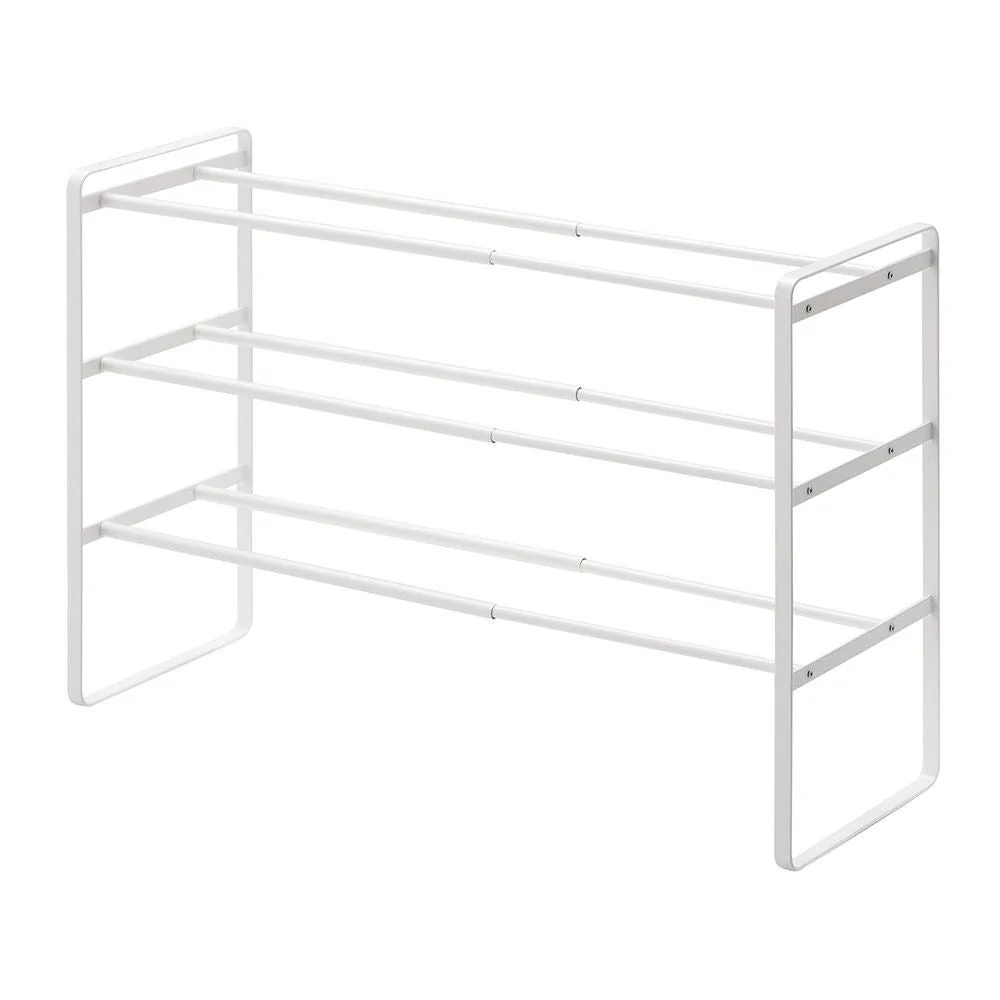 3-Tier Extending and Stacking Shoe Rack - Image 3