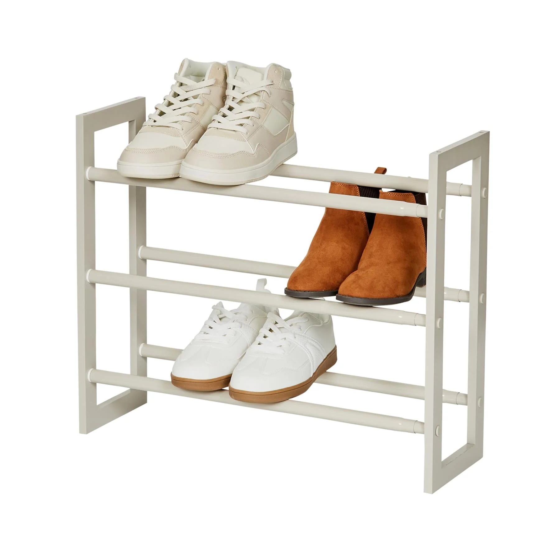 Adjustable Wooden Shoe Rack - Image 5