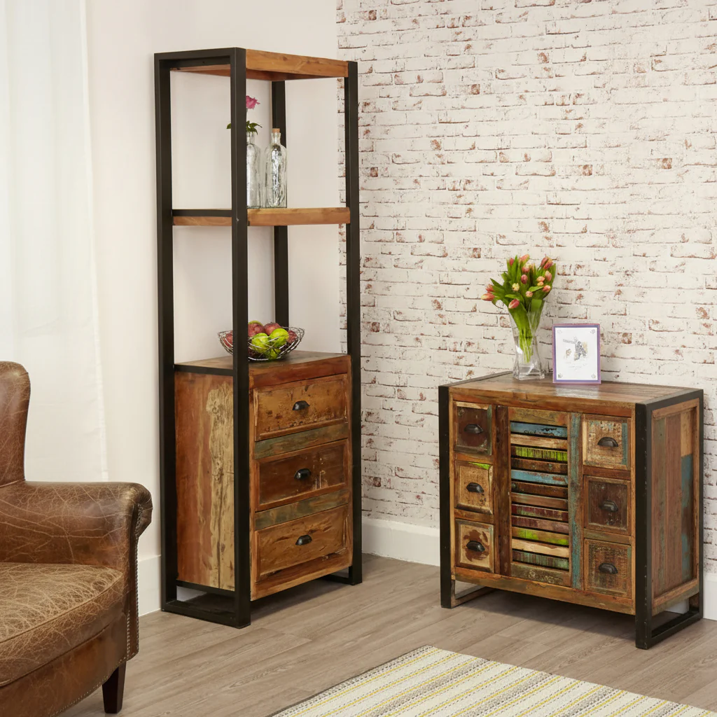 Urban Chic Alcove Bookcase With Drawers - Image 3