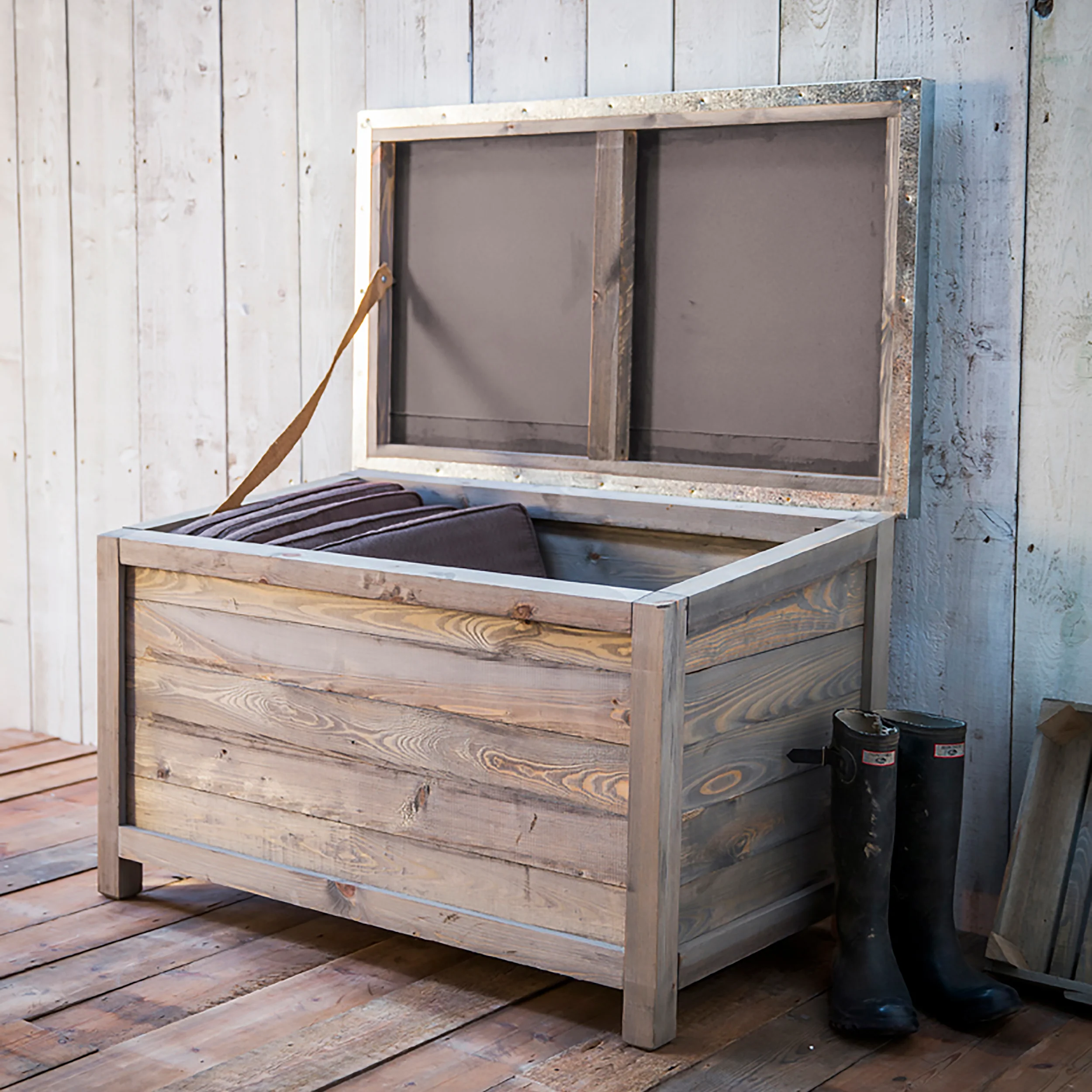 Aldsworth Wooden Garden Chest - Large - Image 4