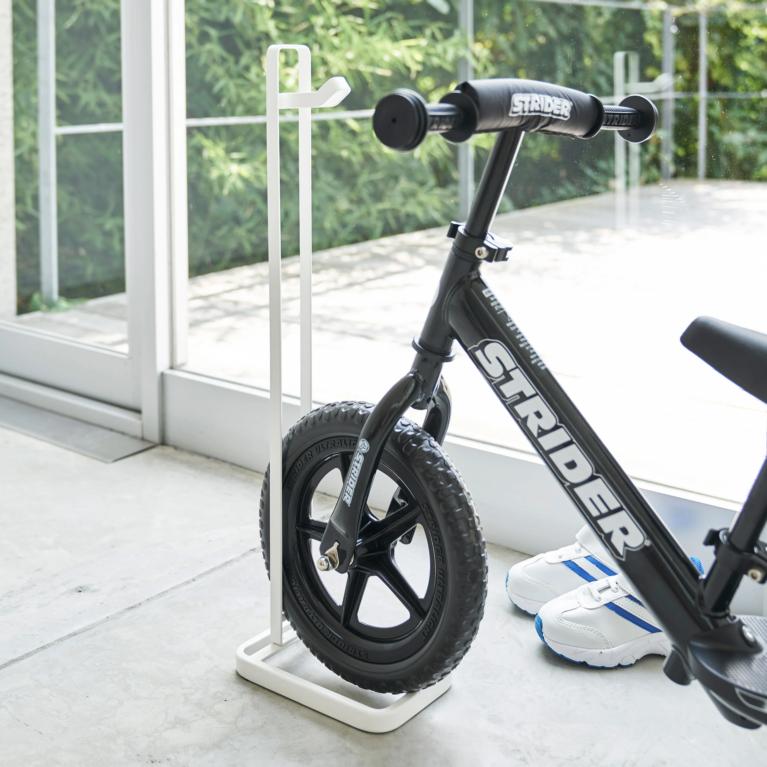 Child's Bike / Balance Bike And Helmet Stand