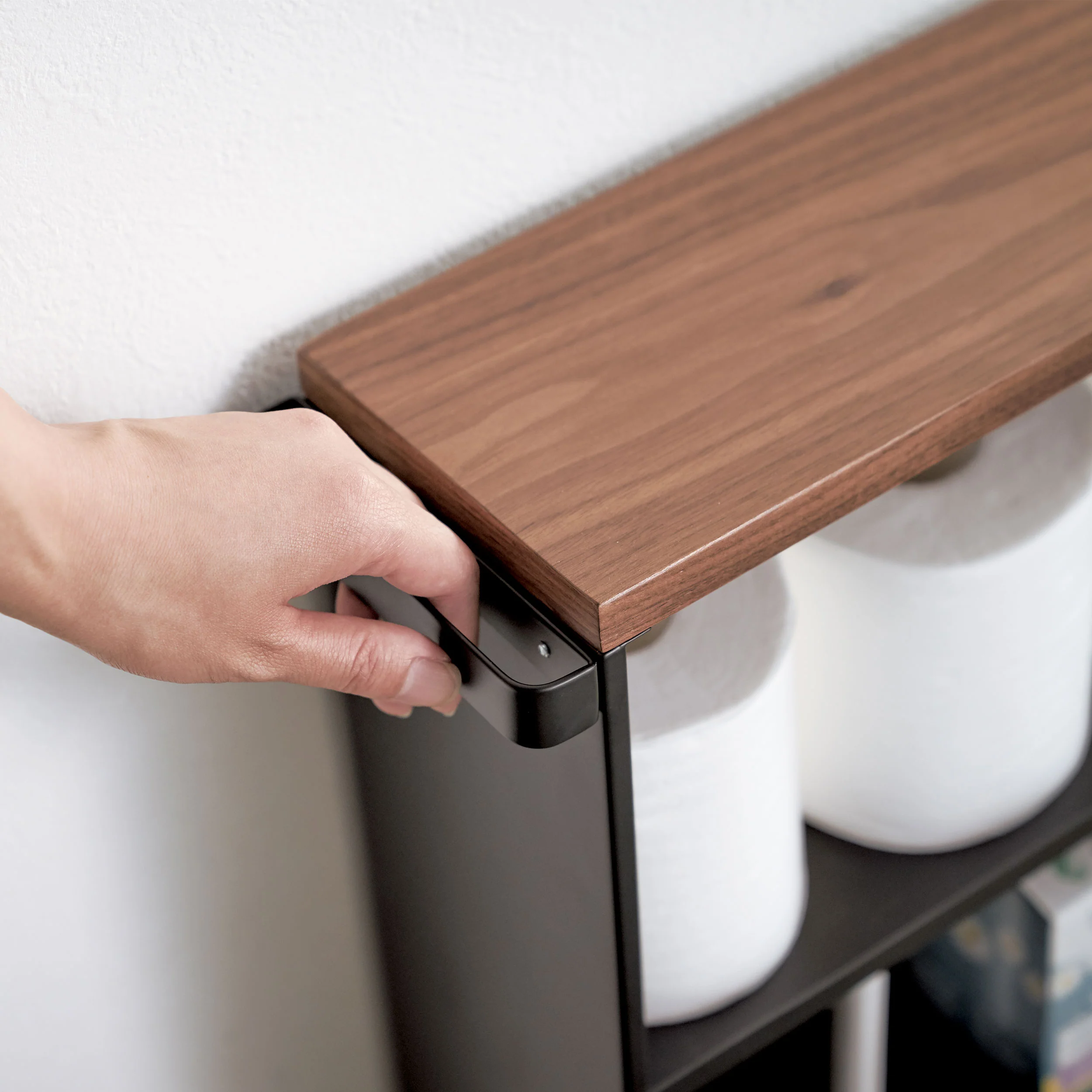 Bathroom Storage Unit on Castors - Slimline - Image 7