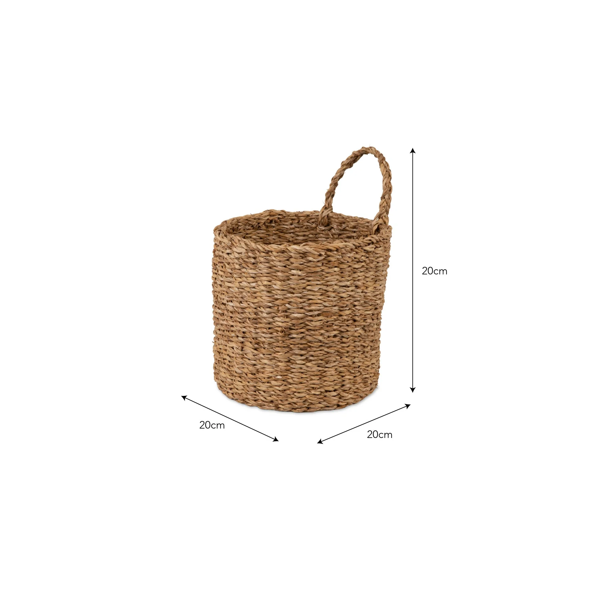 Braded Hanging Storage Basket - Image 3