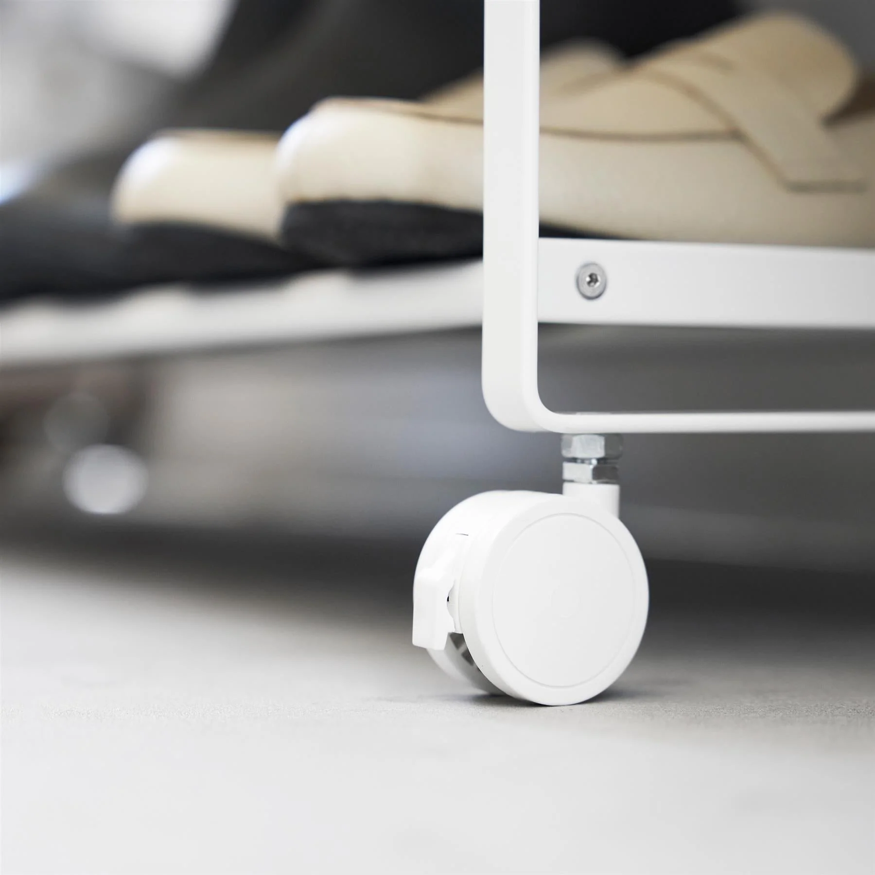 Compact Shoe Rack with Castors - Image 5