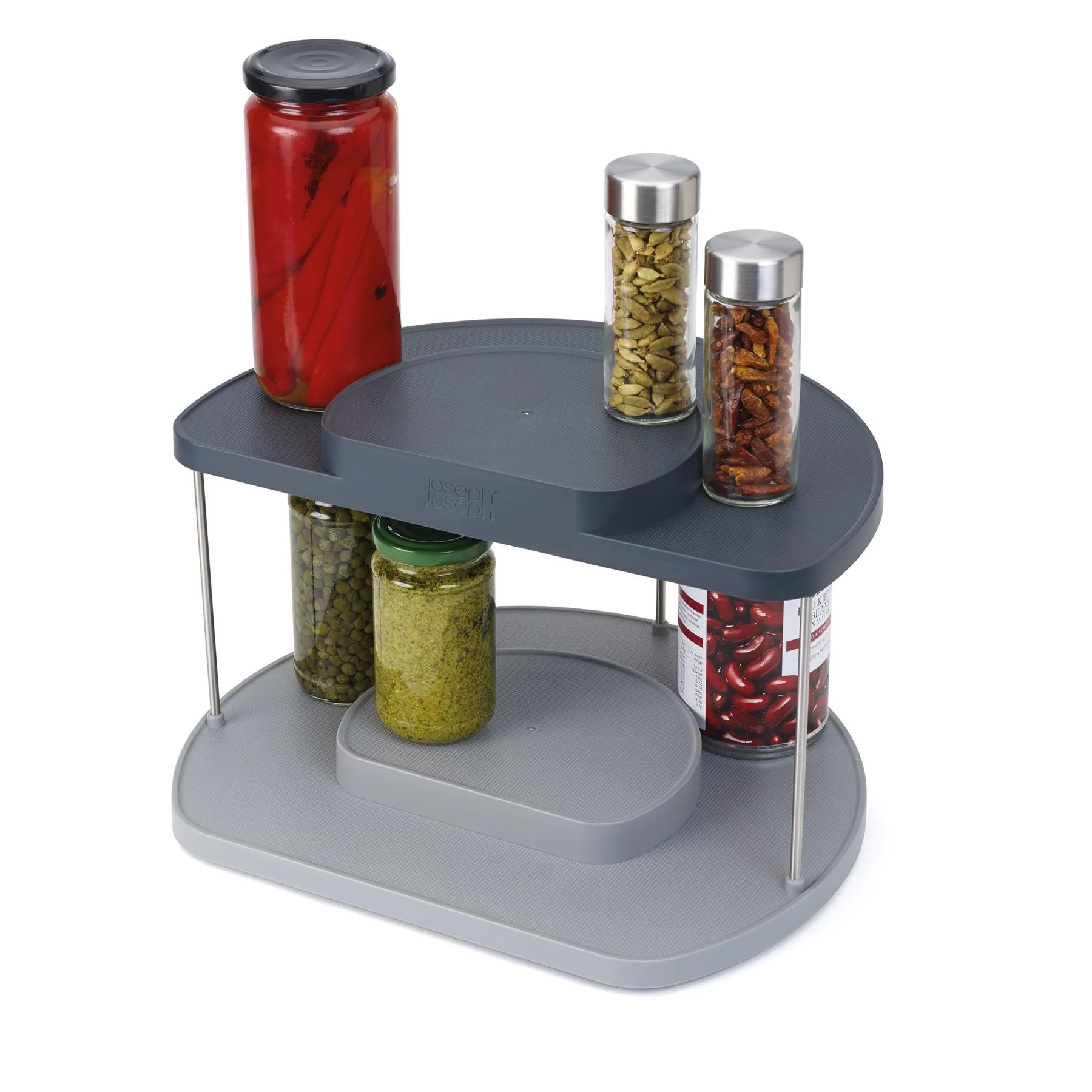Cupboardstore 2 Tier Rotating Organiser - Image 5