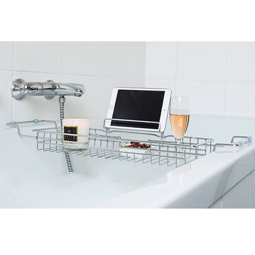 Extendable Bath Caddy Chrome - Image 4