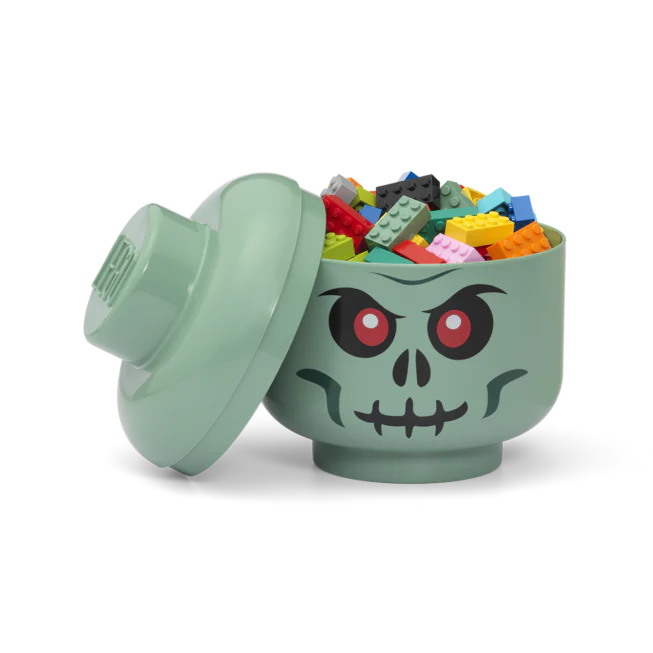Giant Green Skeleton LEGO® Storage Head - Image 4