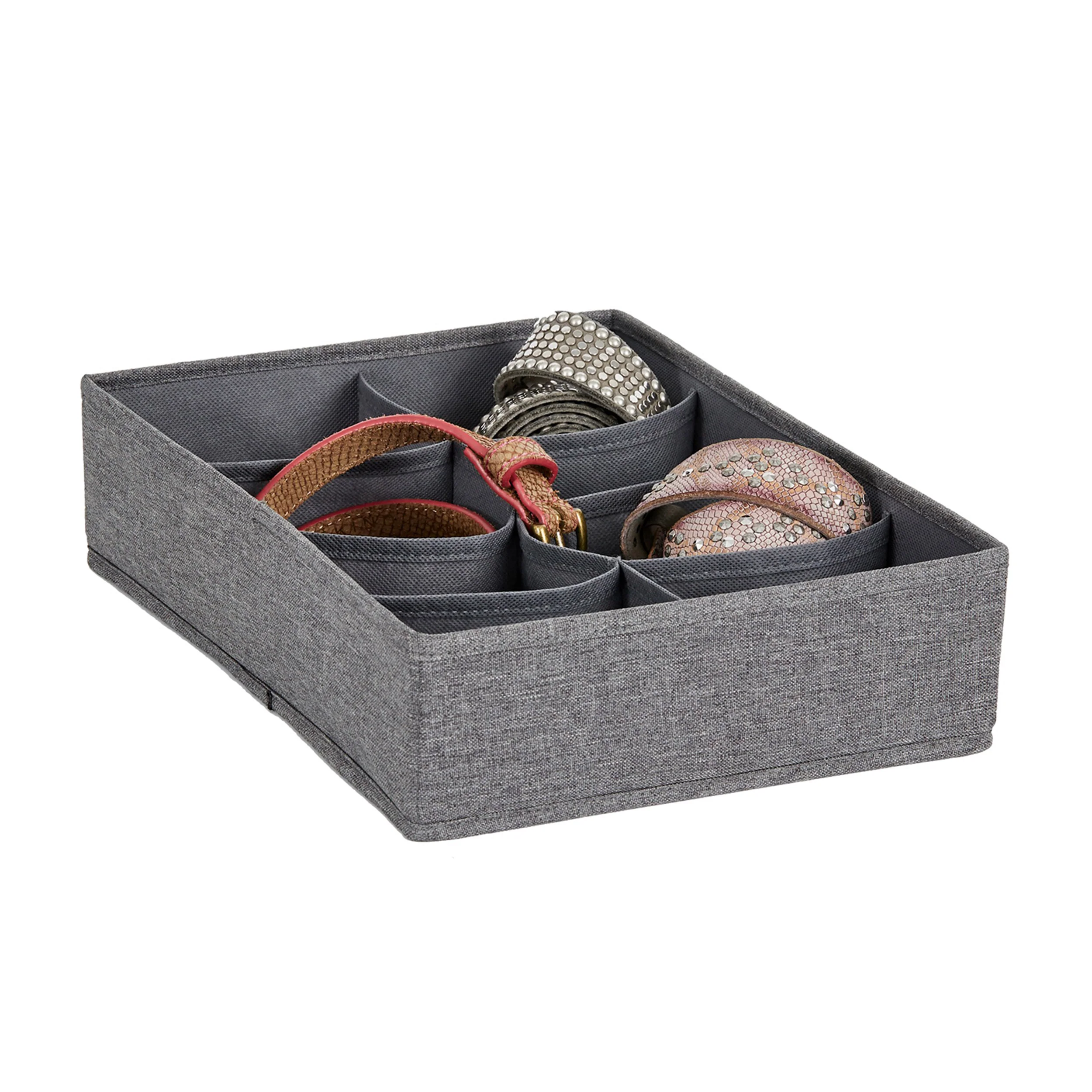 Grey Drawer Organiser 8 Compartments - Image 3