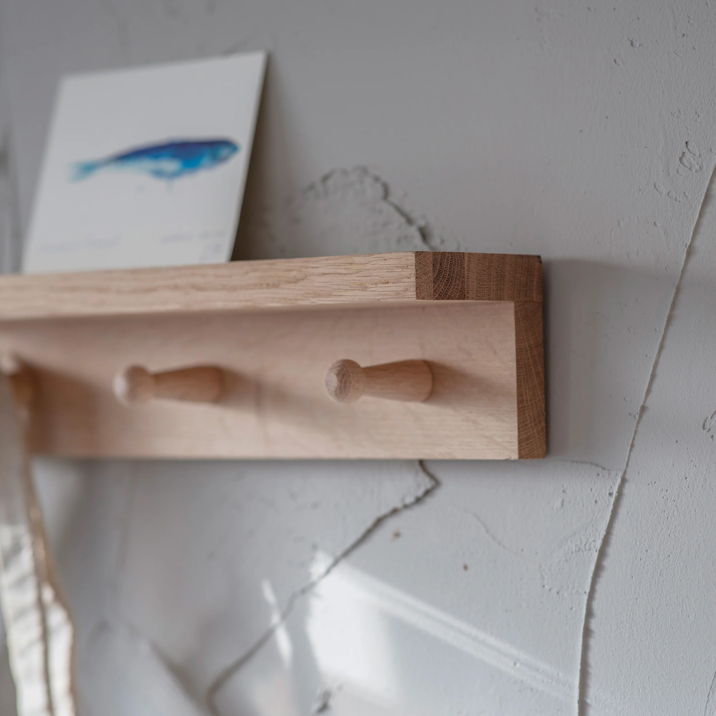 Hambledon 3 Peg Hook Rack With Shelf - Image 3