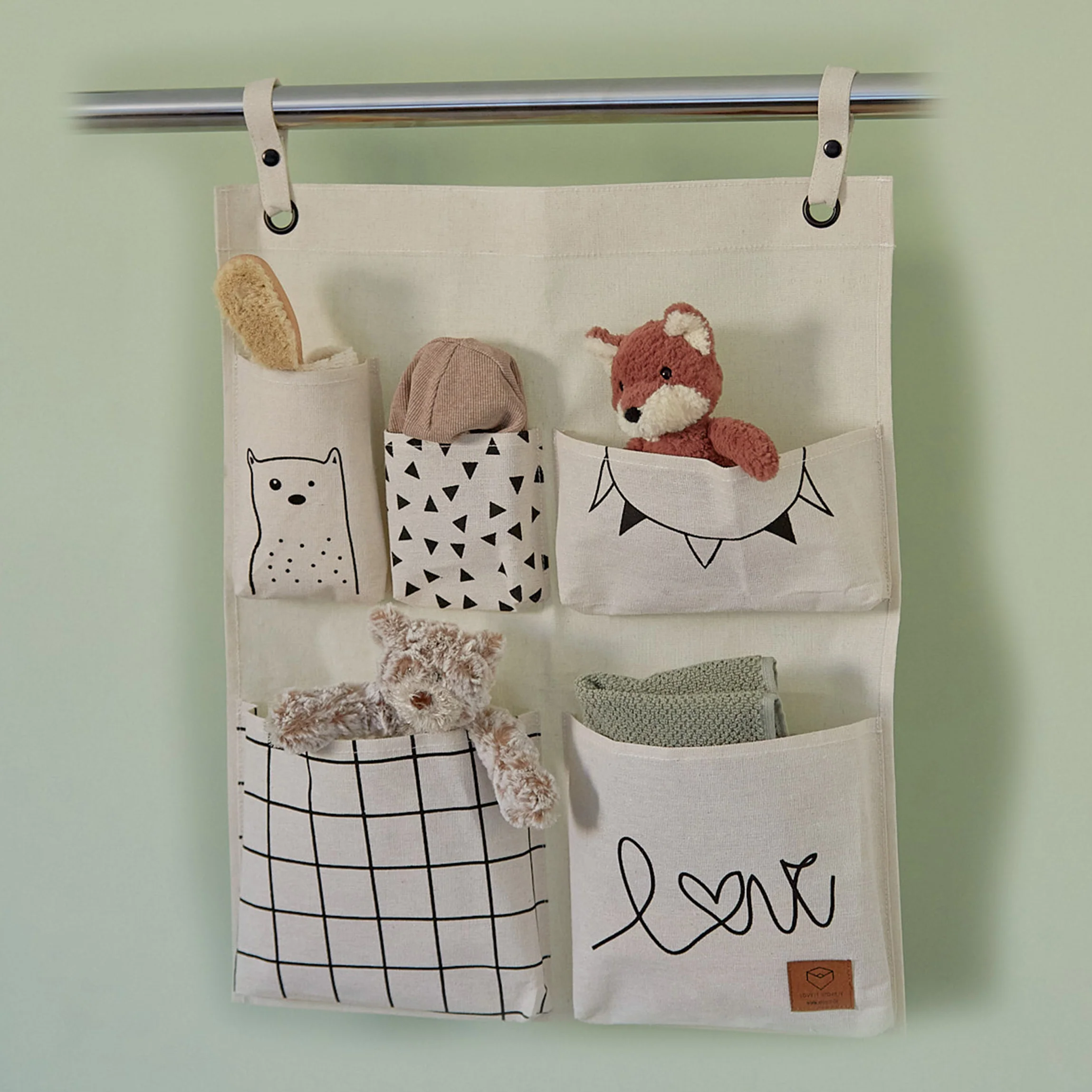 Hanging Organiser With 5 Pockets - Image 4