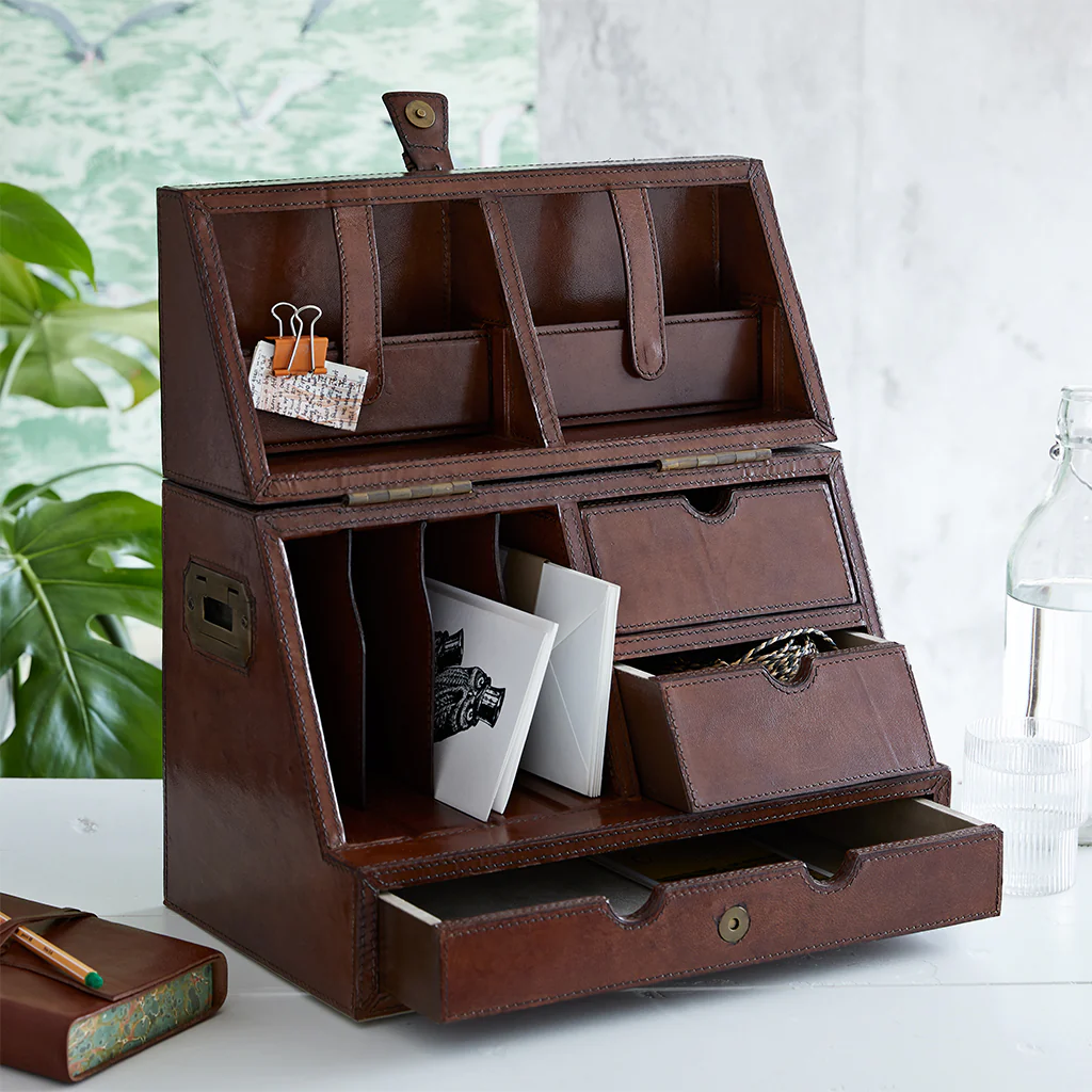 Leather Stationery Box - Image 3