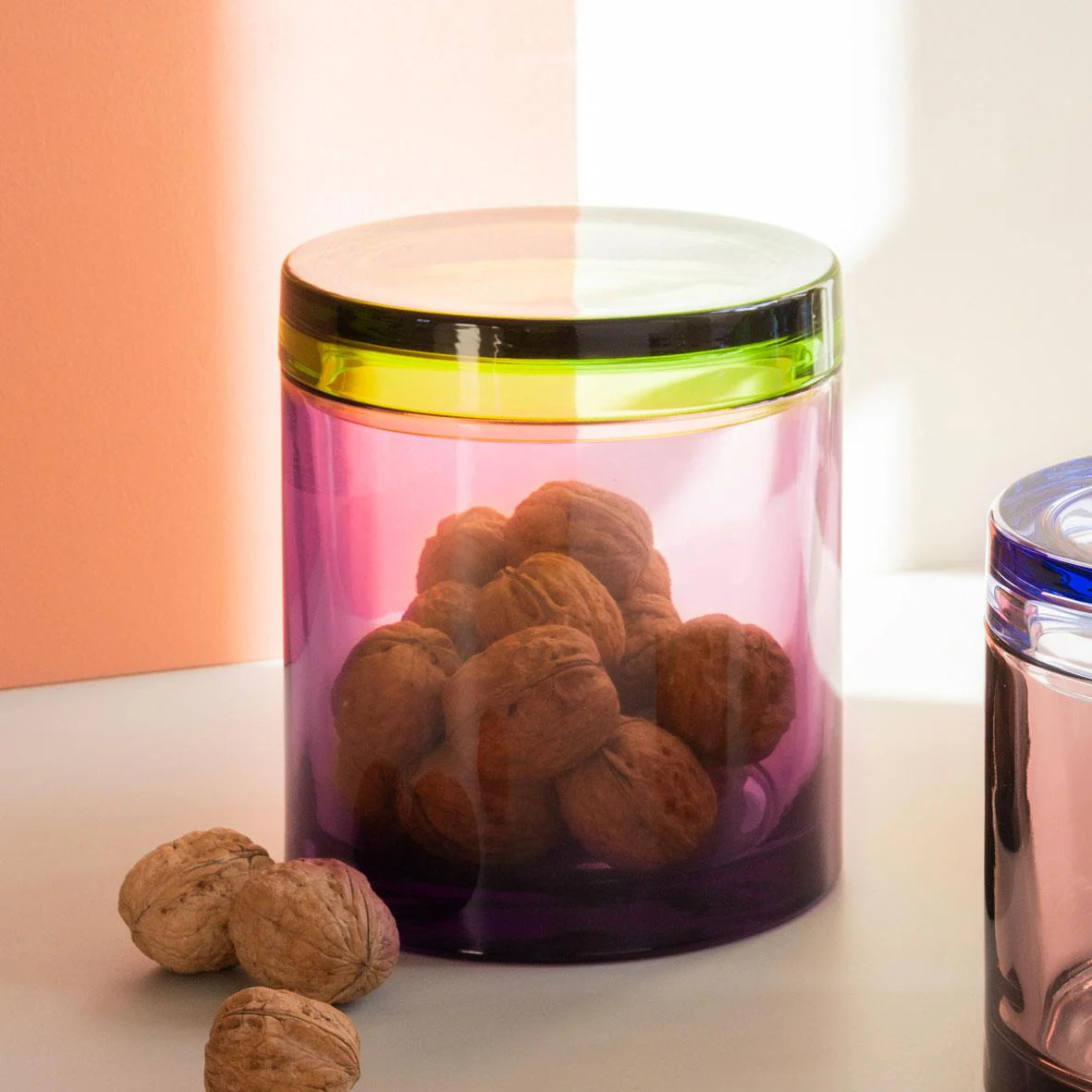 Medium Lidded Glass Storage Jar - Image 2