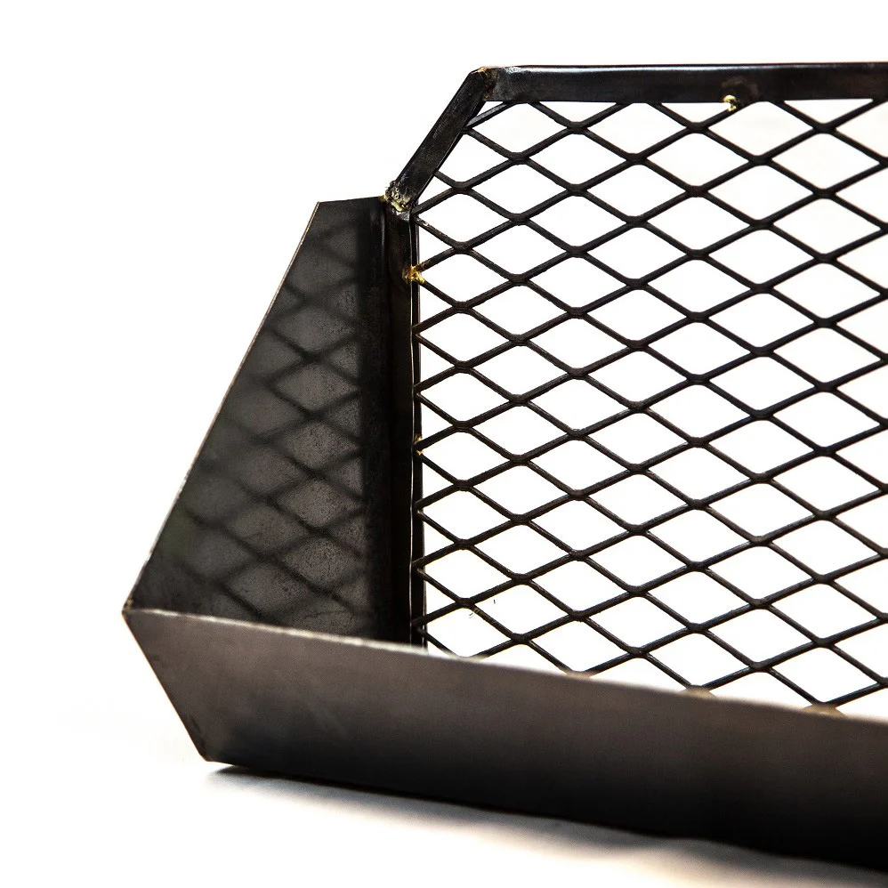 Mesh Wall Shelf Rolled Steel - Image 5