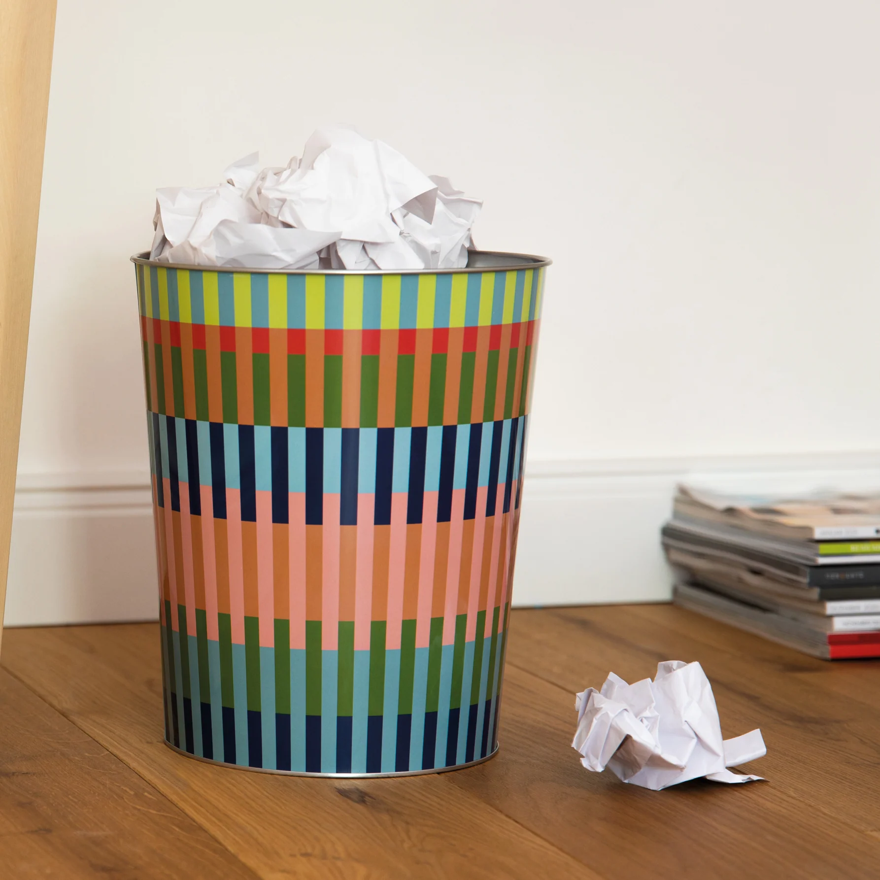 Metal Wastepaper Bin - Image 6