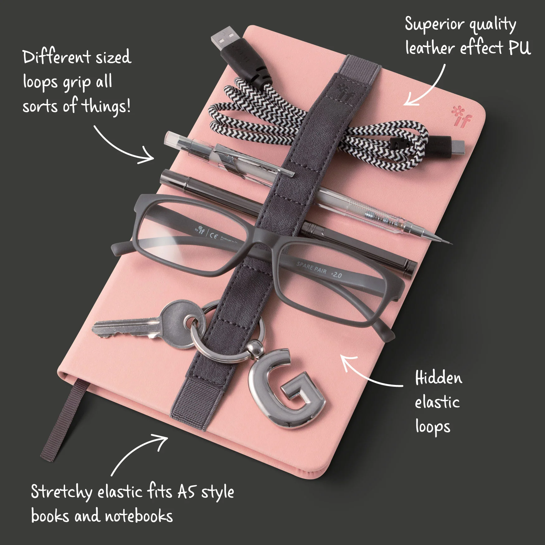 Notebook Stationery Organiser Belt - Image 7