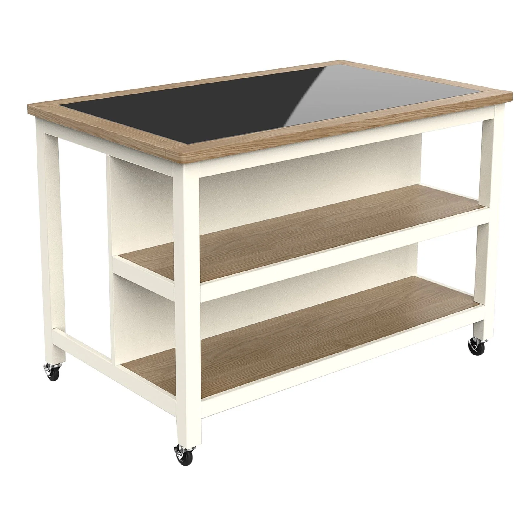 Open Kitchen Island With Breakfast Bar - Image 3