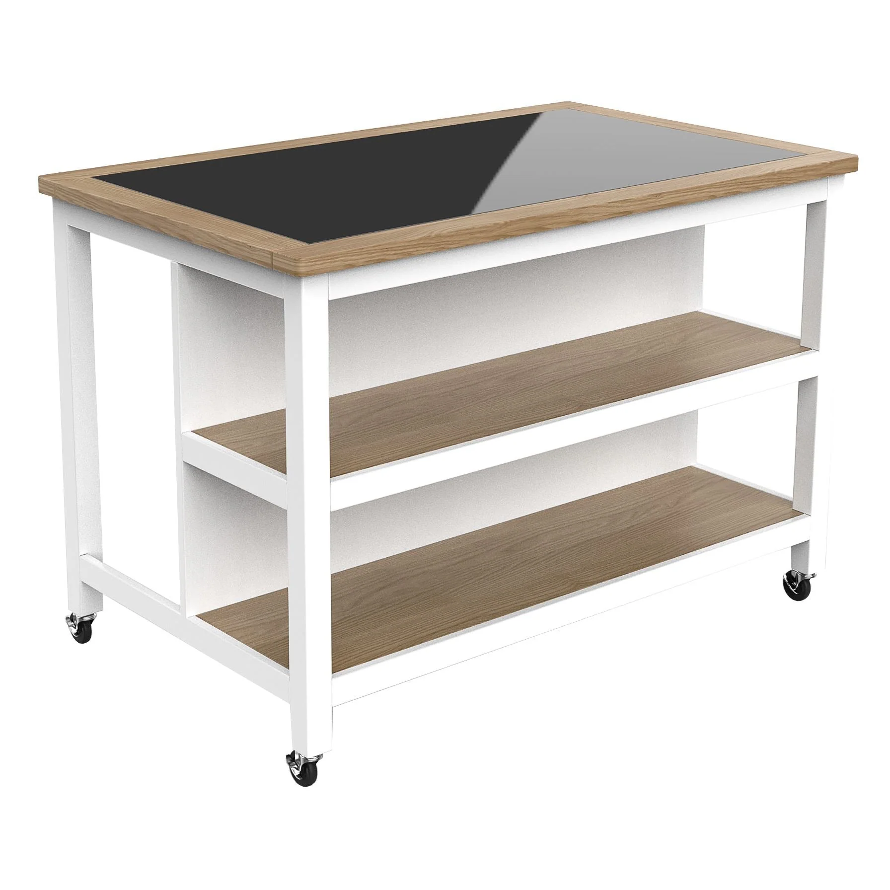 Open Kitchen Island With Breakfast Bar - Image 4