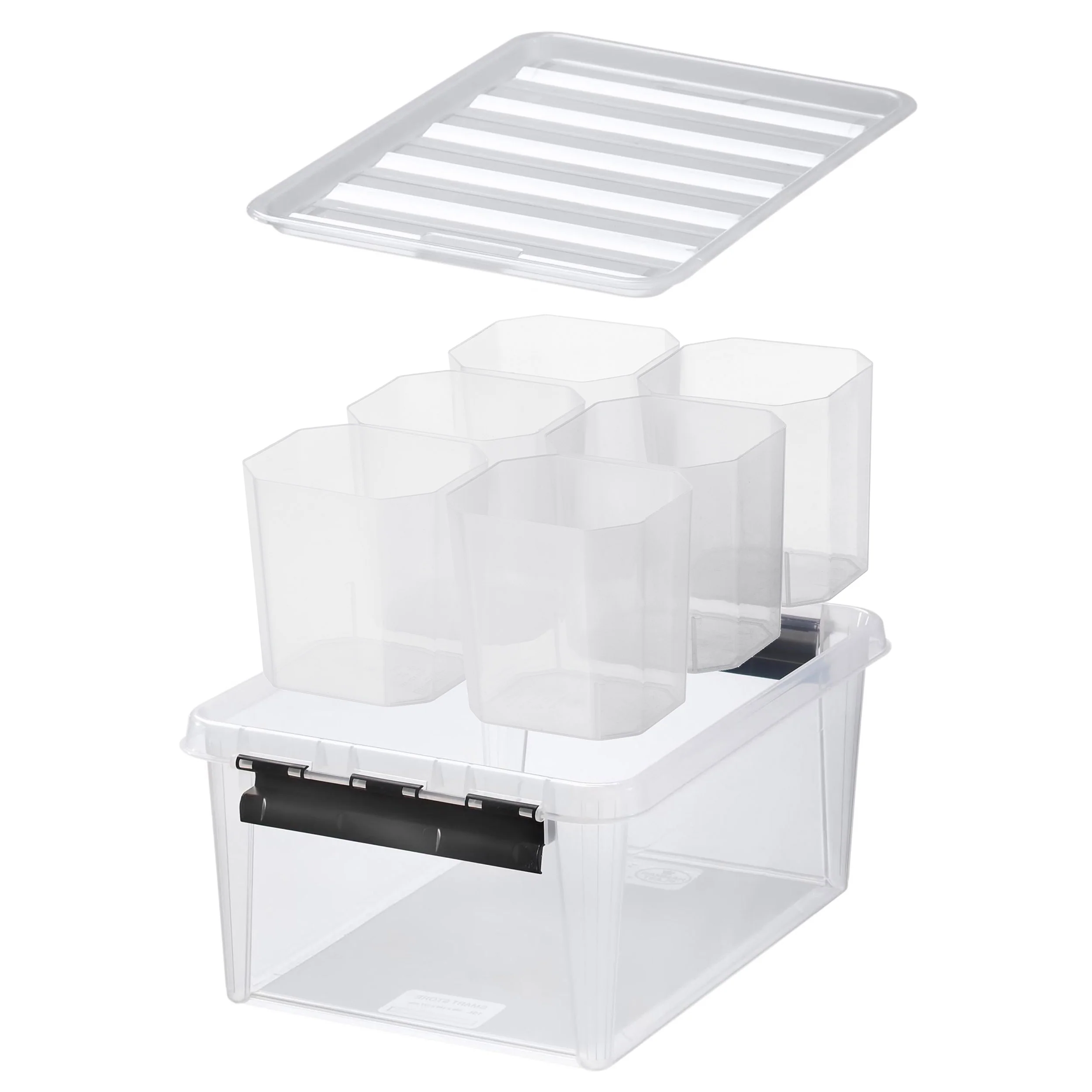 Plastic Storage Box With Removeable Inserts
