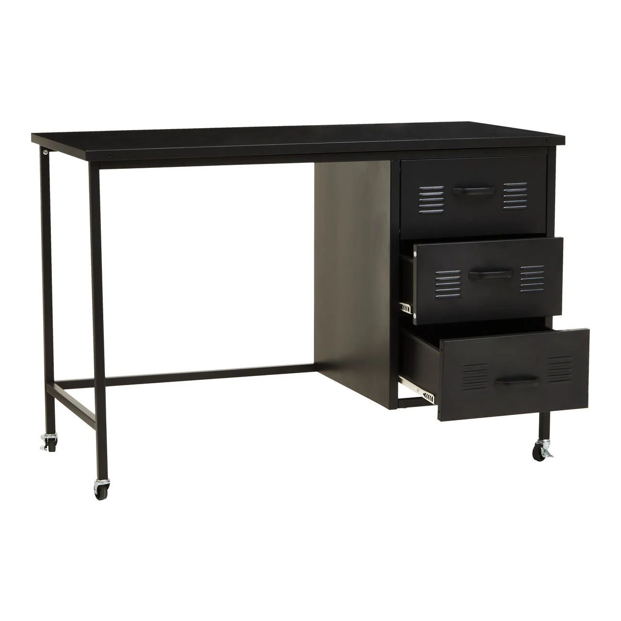 Retro Locker Desk on Castors - Scholar - Image 4