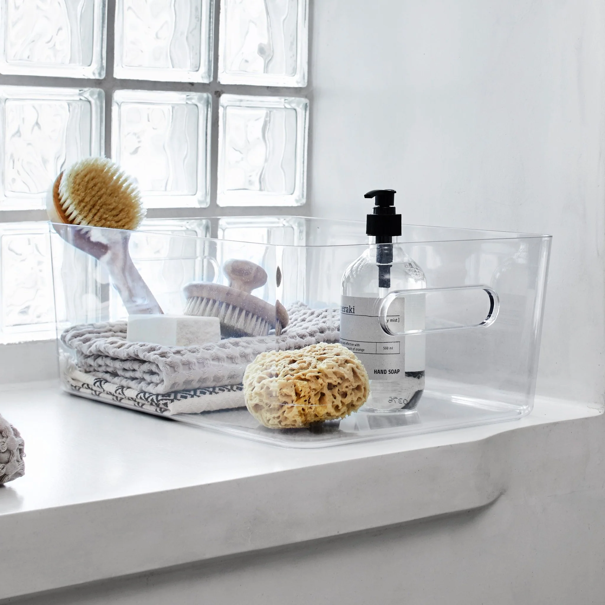 Large Clear Stacking Lidded Fridge Storage Box - Image 9