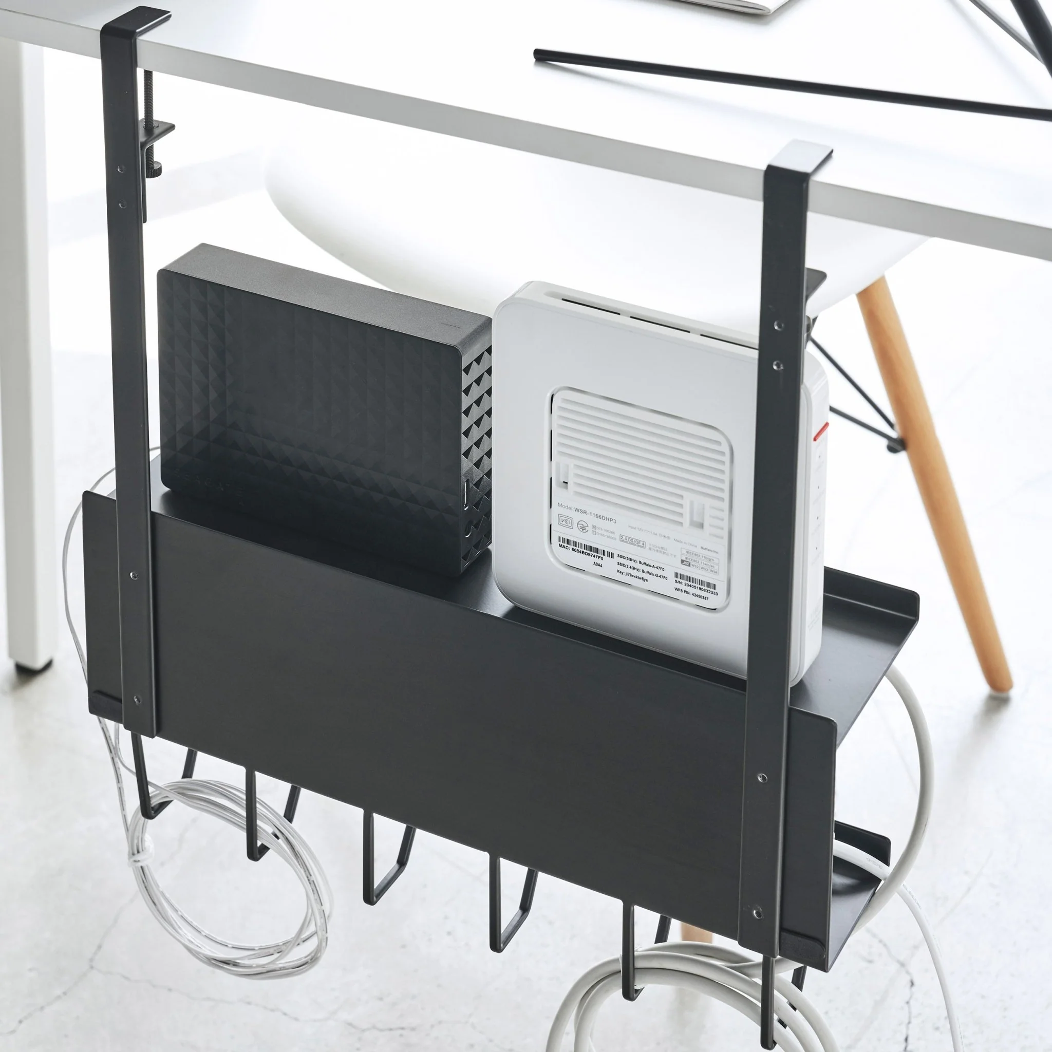 Under Desk Cable and Router Organiser - Image 4