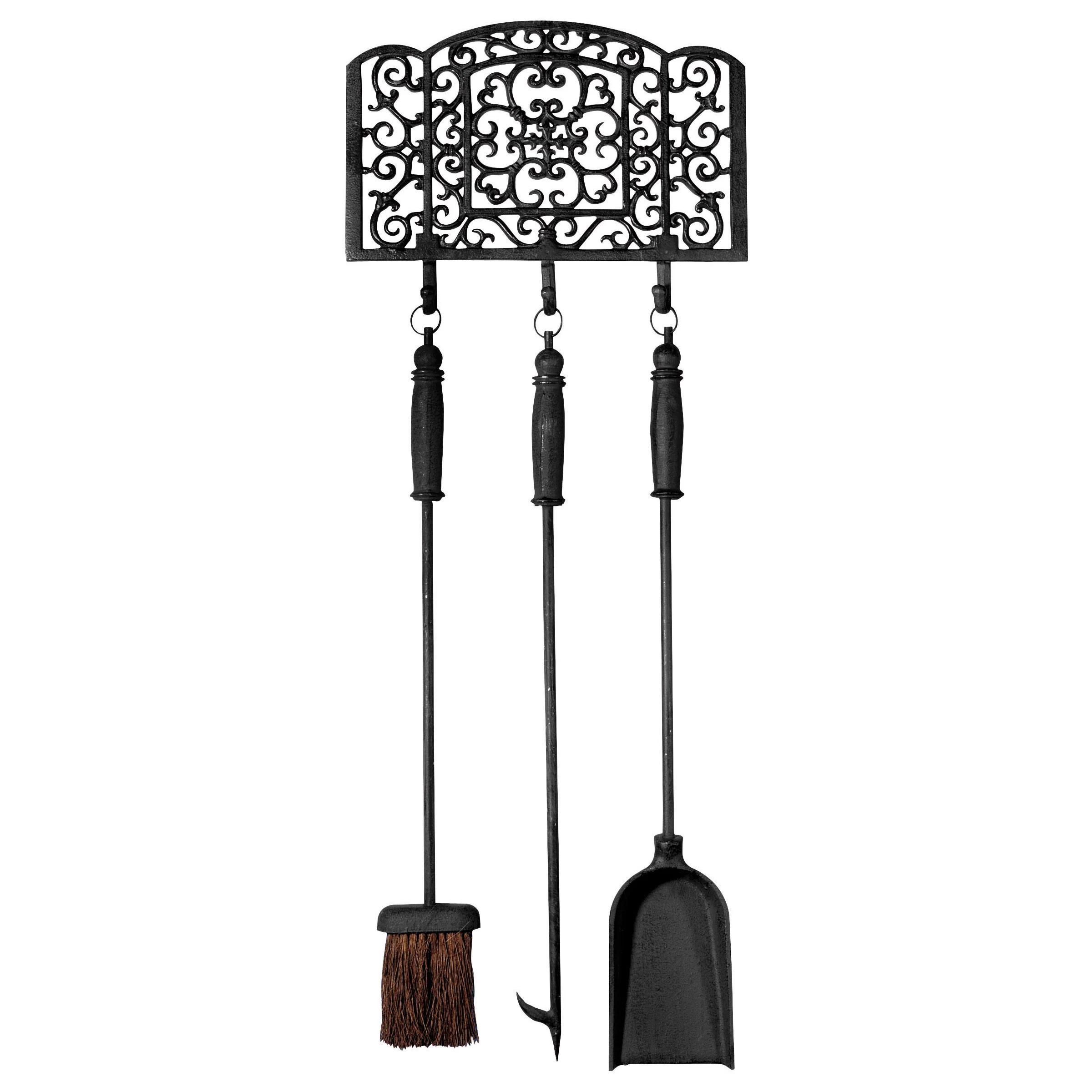 Wall Mounted Fireside Companion Set - Image 2