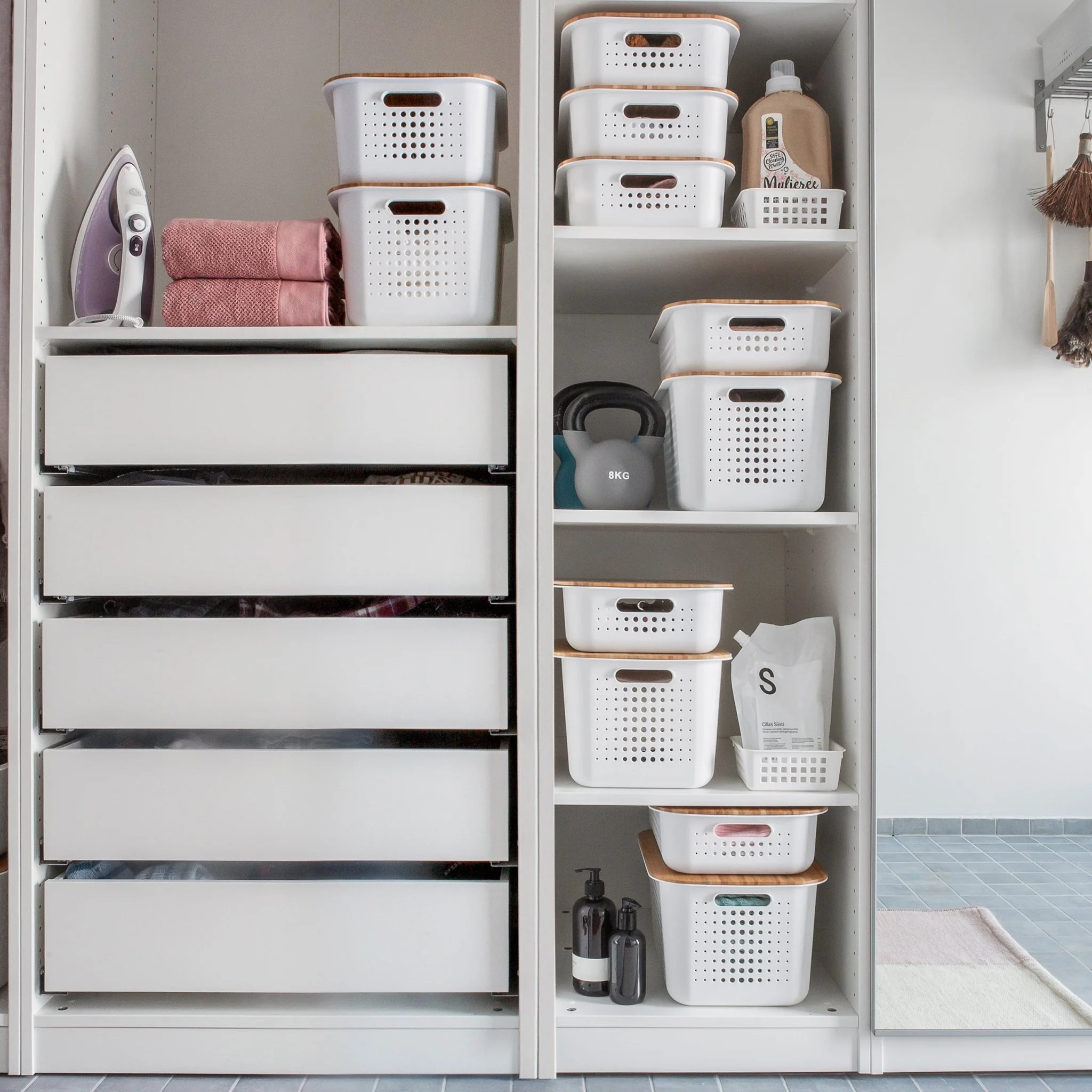 White Smartstore Basket - Medium - Image 5