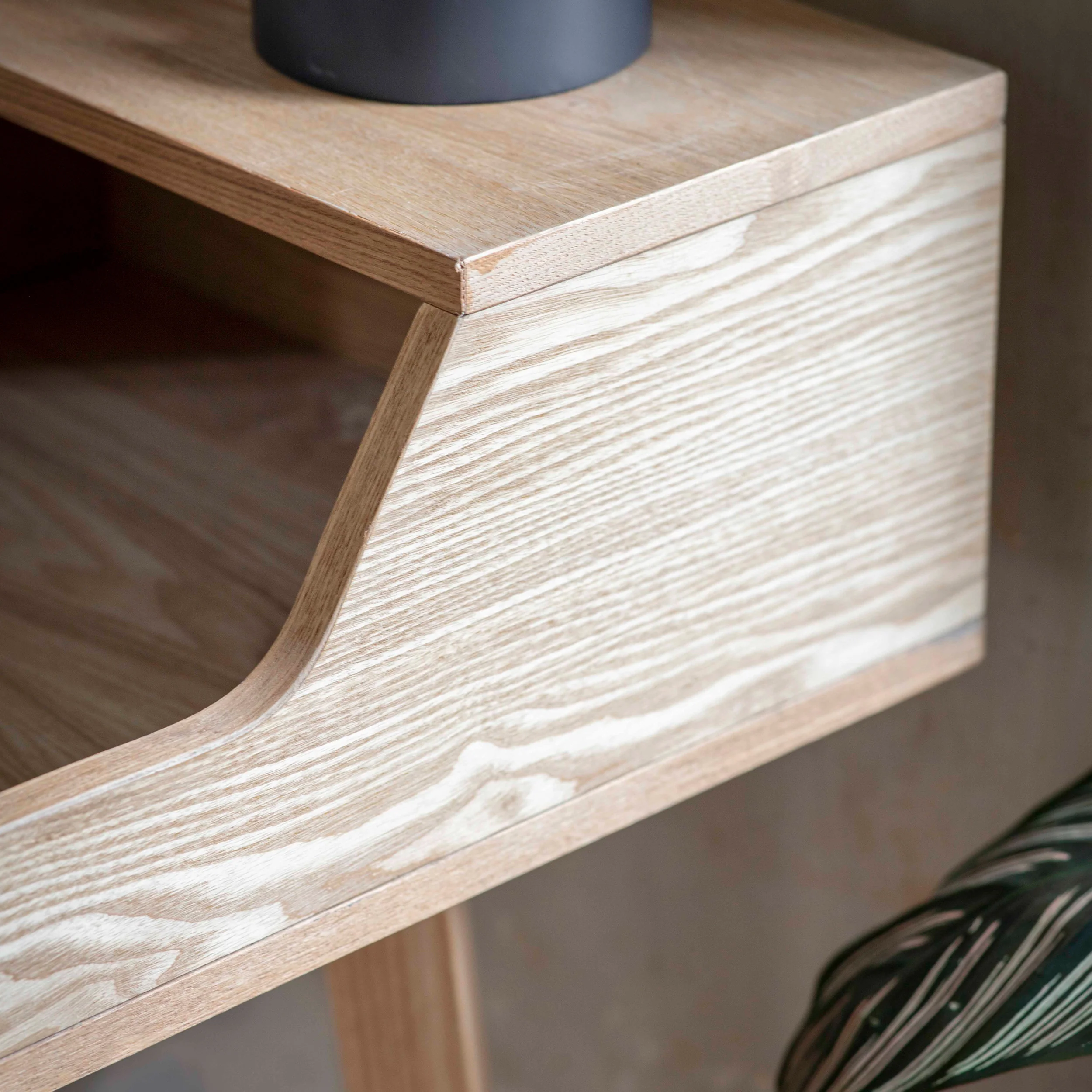 Wooden Desk With Storage- Ashwicke - Image 4