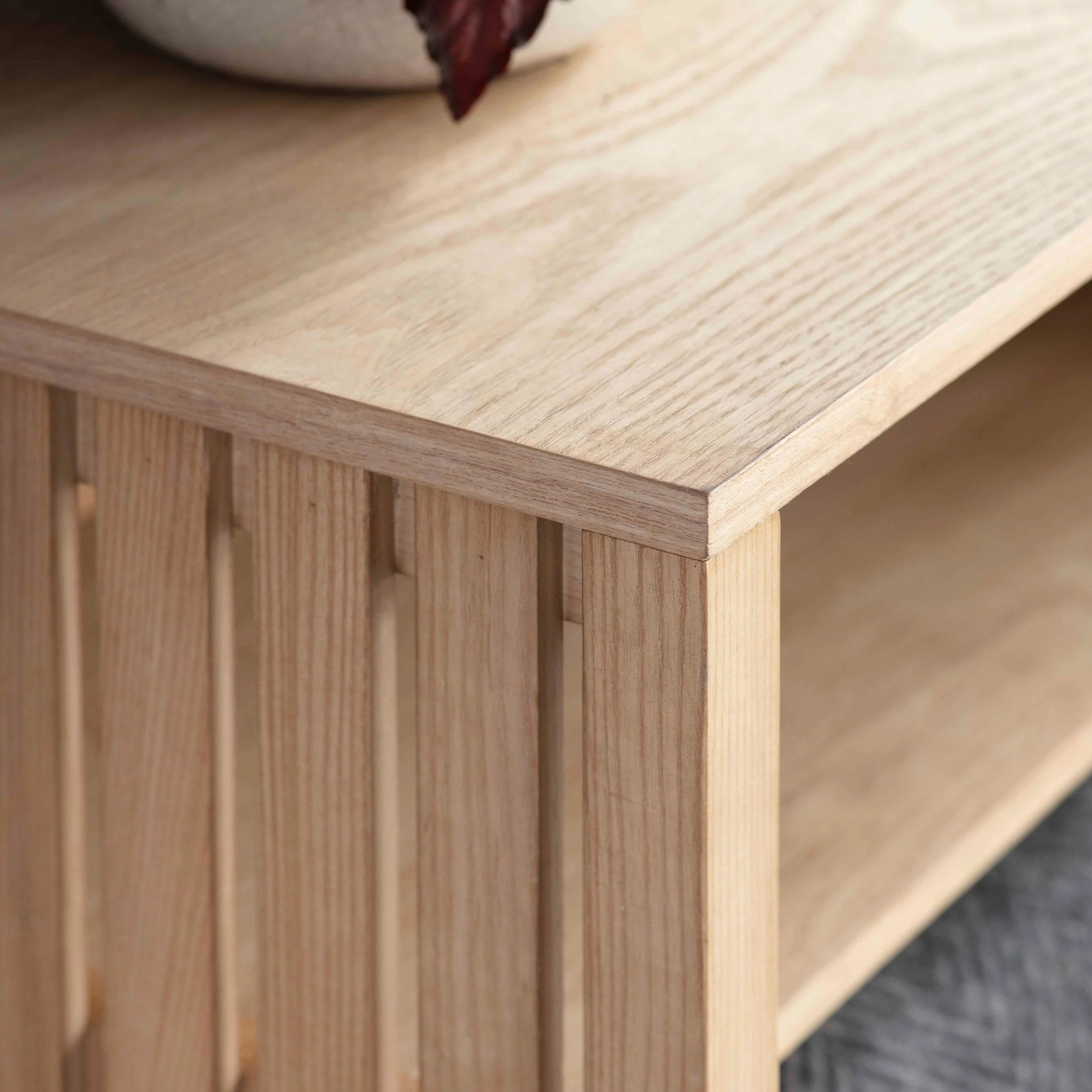 Wooden Side Table-Linear - Image 4